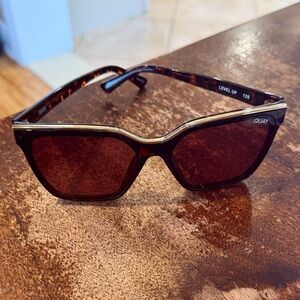 Quay Australia Tortoise Sunglasses with Brown Lenses